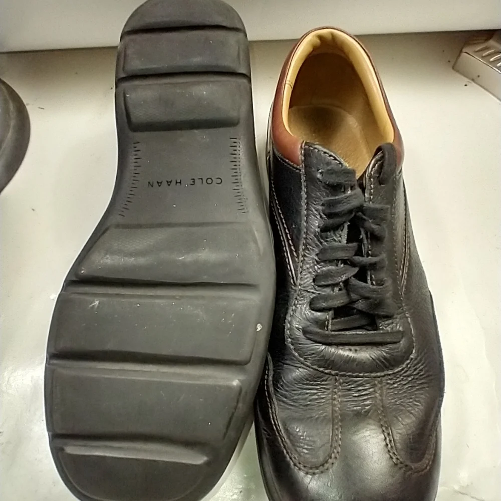 Cole Haan Brody Sport Black Oxford Leather Shoes Men's sz 7M. - Picture 8 of 10